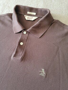 Penguin Oringinal Men's Polo Short Sleeve Golf Shirt Size Large Vintage Y2K
